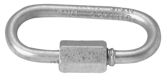 Campbell Chain T7645116V Quick Link 3/16 Inch 1-7/8 Inch Overall Length Zinc Plated Steel