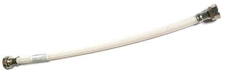 FAUCET SUPPLY LINE 16" 1/2"X1/2"-VINYL HOSE