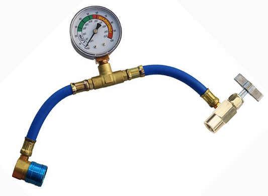 AC R134A U-CHARGE HOSE+GUAGE-W/GUAGE : U-CHARGE