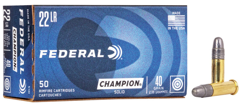 AMMO 22 LONG RIFLE 50 ROUNDS FEDERAL