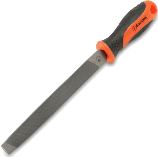 Great Neck 6" Mill Bastard File W/Handle #HCMB6-HANDLE : 6"