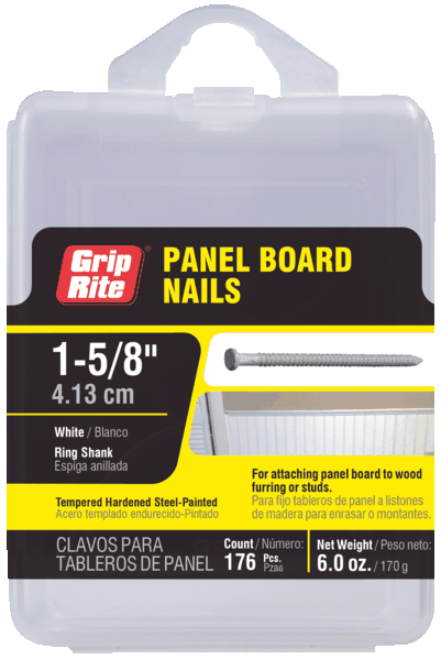 Grip-Rite 158PBWH Finishing Nail, 1-5/8 IN