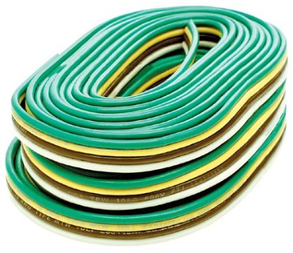Hopkins 4-flat 25 Ft. 16/18-gauge Bonded Primary Wire