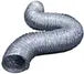 Lambro 411 Flexible Air Connector, 4 in, 5 ft L, Aluminum