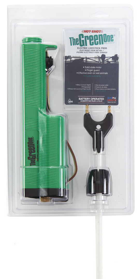 Hot Shot The Green One Electric Livestock Prod 36" Shaft