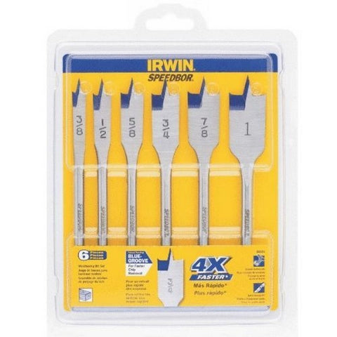 Irwin 88886 Irwin 6 Piece Speedbor 2000 Wood Bit Set