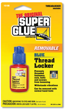 Super Glue Pacer Tech 11710103 0.20 Ounce Blue Thread Locker