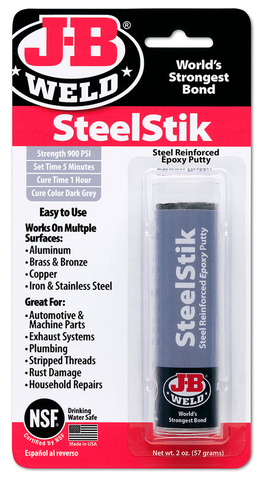JB Weld 8267 2 Ounce Epoxy Adhesive Steelstick