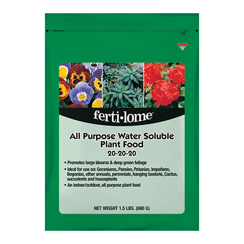 All Purpose Water Soluble Plant Food 20-20-20 - 1.5 lb Ferti*lome