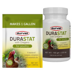 Durvet® Healthy Flock® DuraStat with Oregano : 4gm PKTS