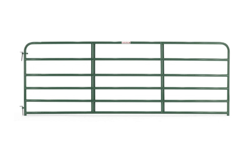 Utility Gate, 192" W Gate, 50" H Gate, 20 GA Frame Tube/Channel, Green