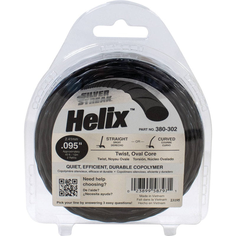 Silver Streak Helix Trimmer Line Clam Shell