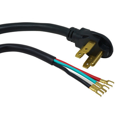 Range Power Supply Cord, 50A, 125/250V, 4'
