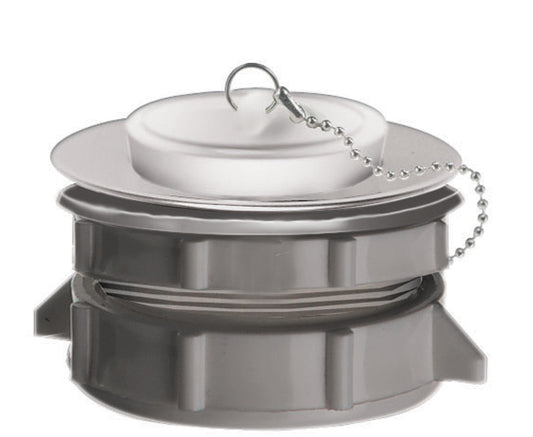 Plumb Pak PP55-3 Strainer Tray Plug, Plastic, For: 2 to 2-1/2 in Dia Opening Sink
