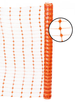 4'x100' Economy Barrier Fence Orange