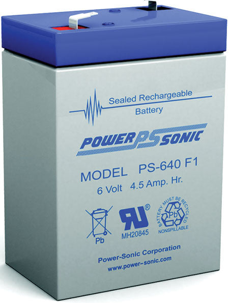BATTERY PS640F 6V 4.5A GEL CELL