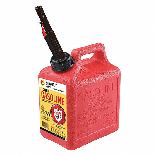Midwest Can 1 gal. Gas Can, CARB Compliant, 1210