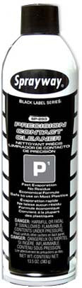 SPRAYWAY 20 oz. Aerosol Can, Contact Cleaner