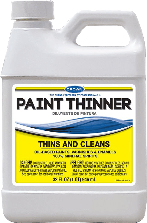 Mineral Spirits Paint Thinner 1 Quart Jug For Oil-based Paints