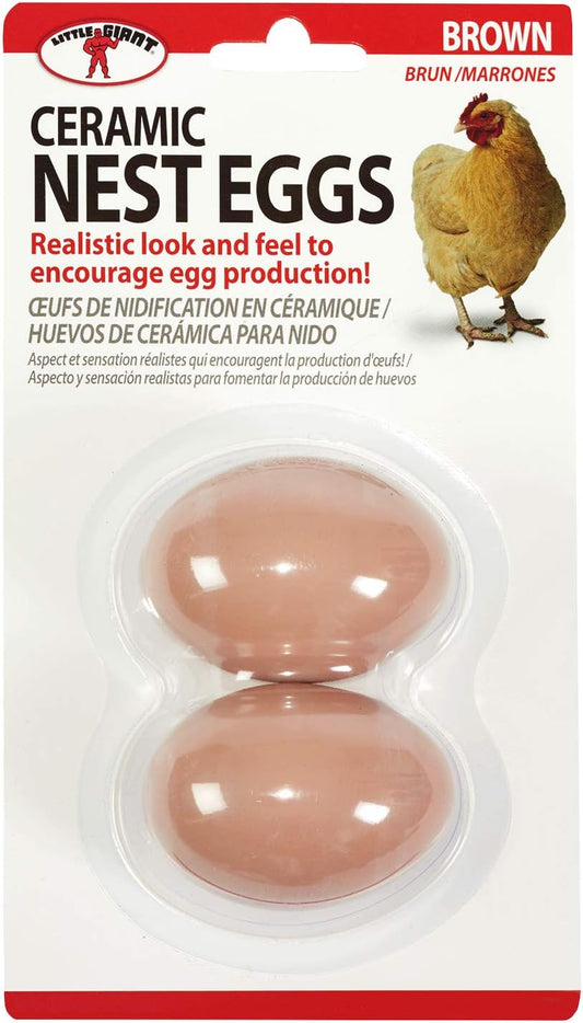 Little Giant® Ceramic Nest Eggs Artificial Eggs