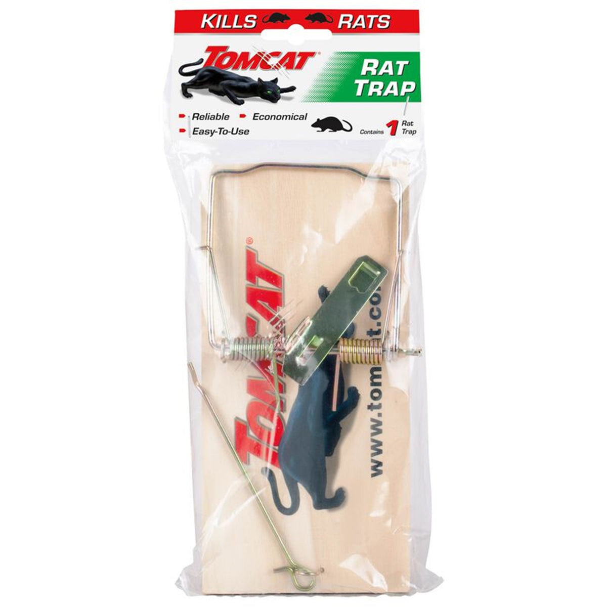Tomcat Rat Trap Wooden Rat Size