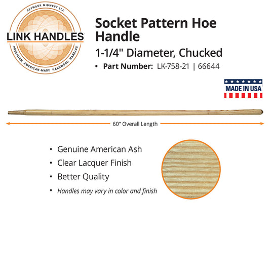 60" socket pattern hoe Handle