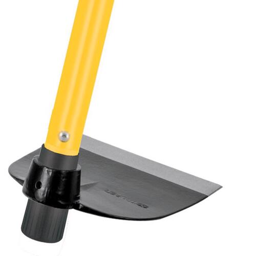 Truper AL-1ME Hoe Tru-Pro Forged Steel Garden 54" Fiberglass Handle Black/Yellow