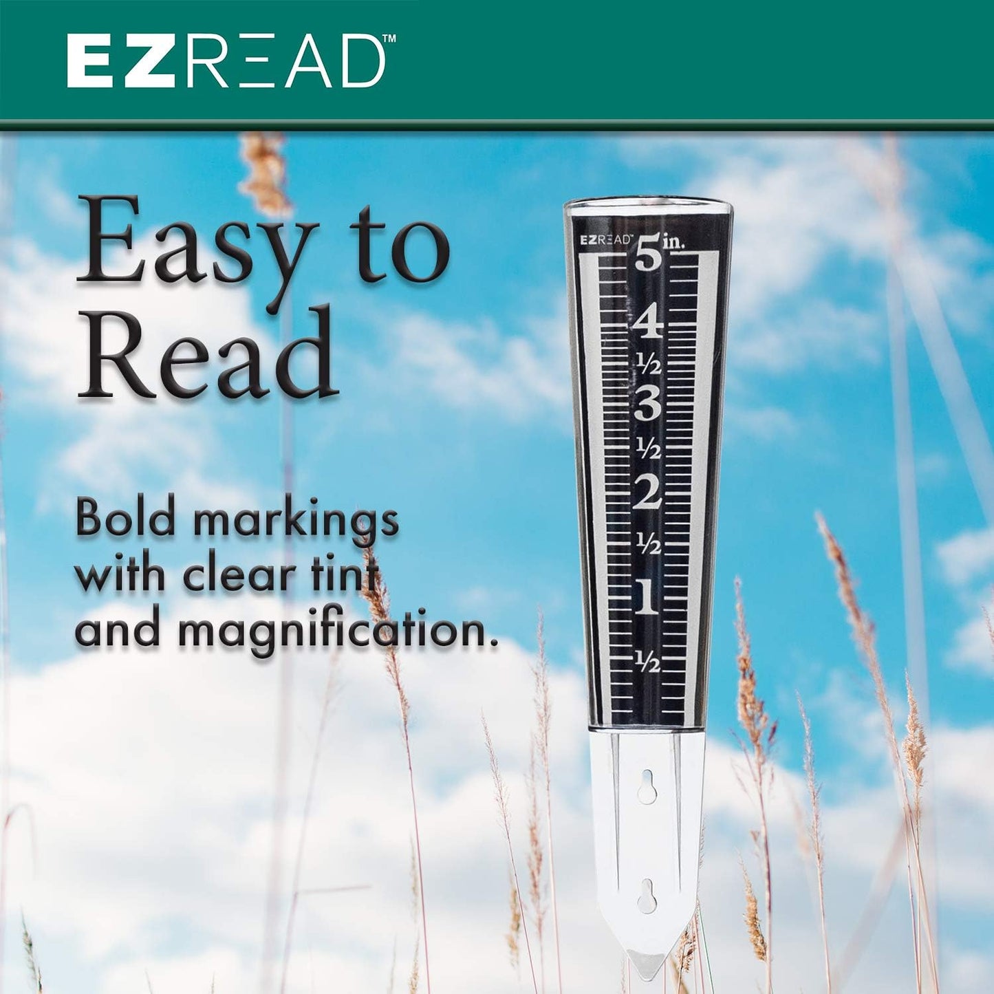 RAIN GAUGE MAGNIFYING