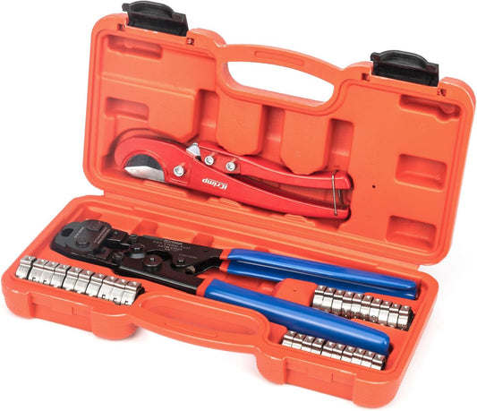 iCrimp PEX Clamp Tool Kit for 3/8-in, 1/2-in, 3/4-in, 1-in PEX Clamp Cinch & Removal