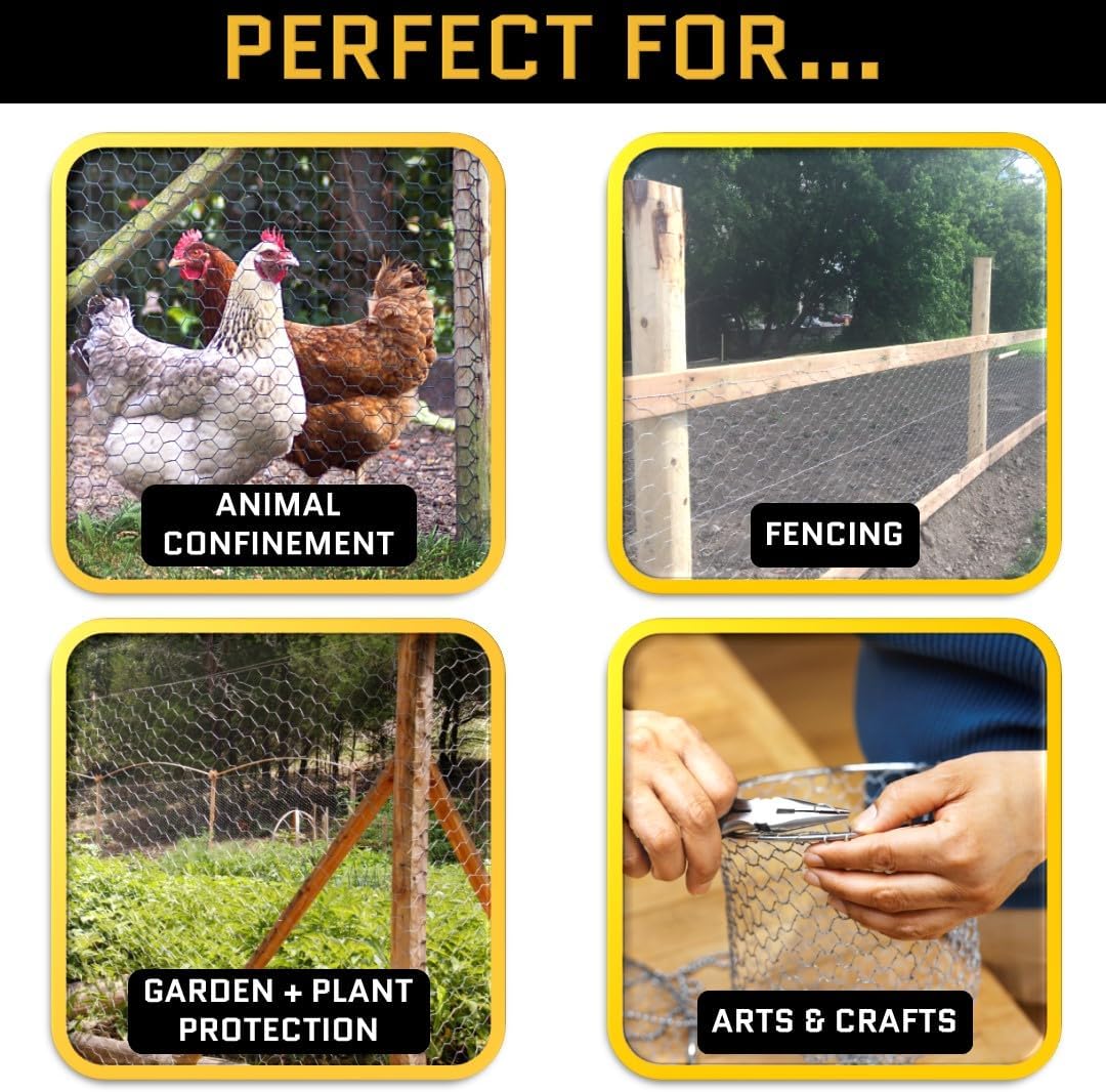 Acorn International PN12450 1"X24"X50' Poultry Netting