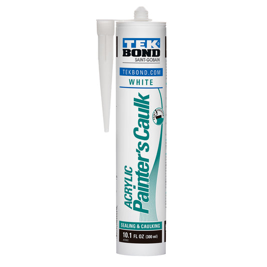 TEK BOND PAINTERS ACRYLIC CAULK 10.1 WHITE PAINTABLE