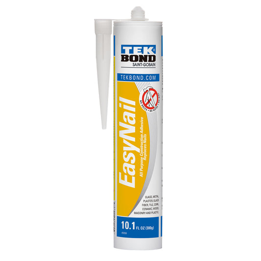Tekbond Easy Nail Solvent-Based Adhesive White 10.1 fl oz