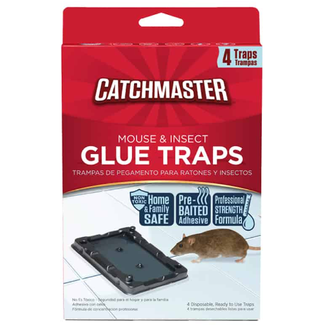 Catchmaster Mouse and Insect Glue Traps 4 Pack