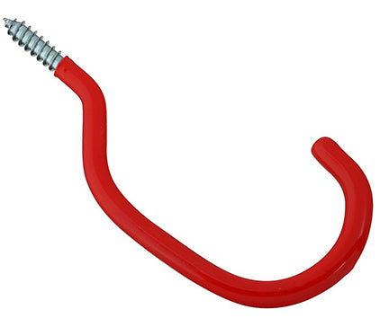National Hardware N271-015 Bicycle Hook 6 Inch Red Vinyl Coated Bulk