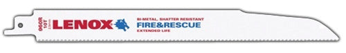 Lenox 20597960R Reciprocating Saw Blade, 1 in W, 9 in L, 10 TPI, Bi-Metal Cutting Edge - pack of 2