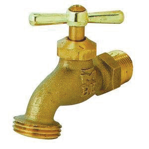 FAUCET 1/2" BRASS HOSE BIBB B&K