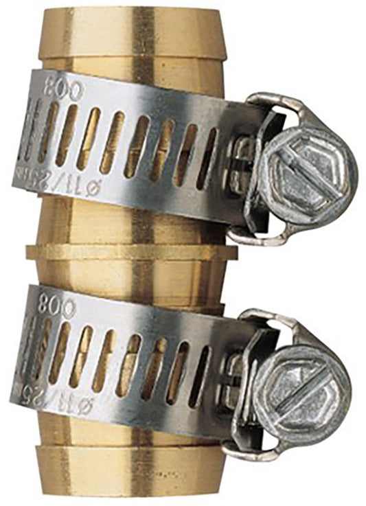 Orbit 58115N Hose Mender 5/8" Brass/Stainless Steel Non-Threaded Double Male