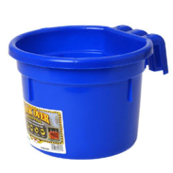 PLASTIC ROUND HOOK OVER PAIL 8 QT BLUE
