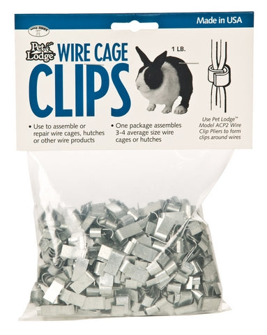 Pet Lodge 1-Pound Bag Of Wire Cage Clips