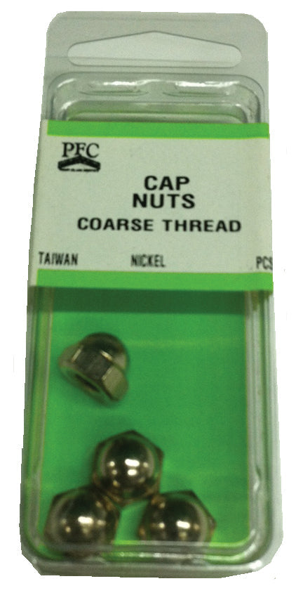 CAP NUT 8-32 EG COARSE THREAD  5 PK