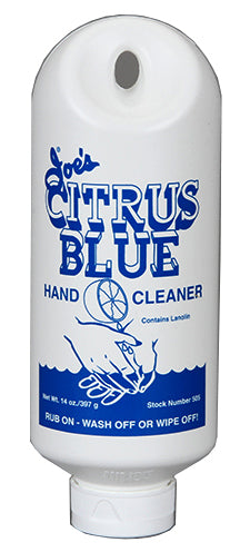 Joe's Hand Cleaner 14 Oz Citrus Blue, Squeezable Container