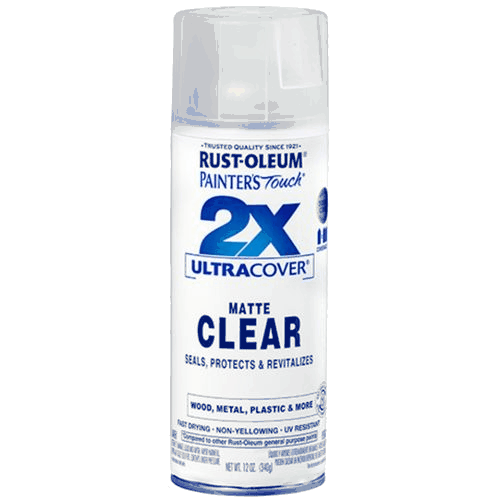 PAINT 12 OZ CLEAR MATTE ULTRA 2X-CLEAR  12 OZ.