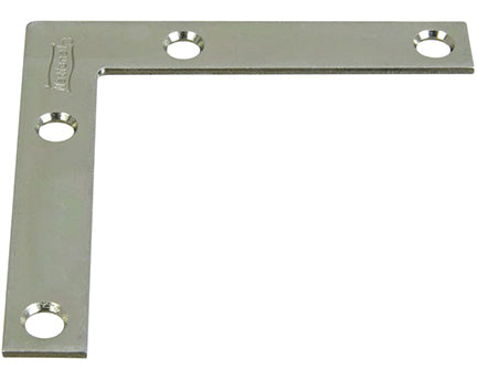 National Hardware N266-528 Flat Corner Iron Brace 3 By 1/2 By 0.07 Inch Zinc Plated Steel Bulk