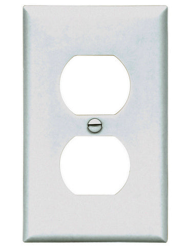 Eaton Wiring Devices 5132W PK10 1 Gang Nylon Duplex Receptacle Plate White