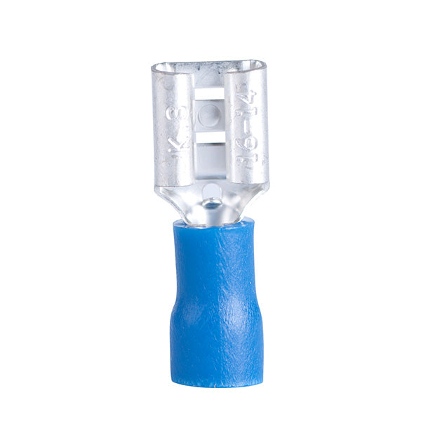 TERMINAL DISCONNECT FEMALE 16-14-BLUE : 16-14 AWG