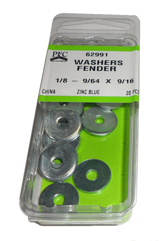WASHERS FENDER 1/8"-9/64" X 9/16"