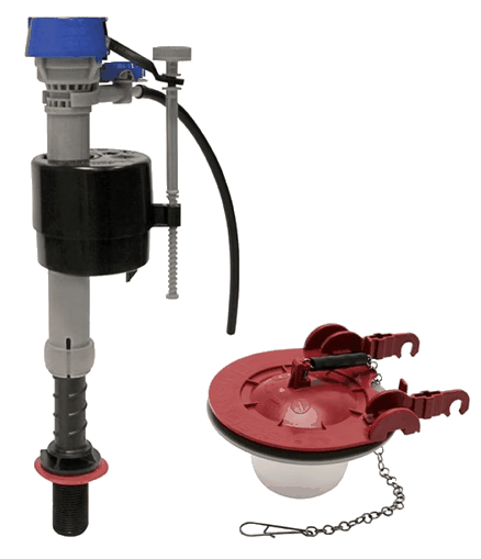 PerforMAX Universal Toilet Fill Valve and 3 in. Toilet Flapper Repair Kit