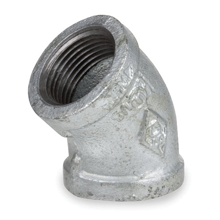 GALV 1/2" ELL 45