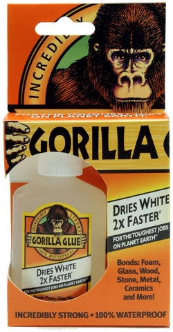 Gorilla 5201205 Glue, Clear Yellow, 2 Ounce Bottle