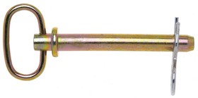 Hitch Pin With Clips, Galvanized, 7/8 X 6.5-in.